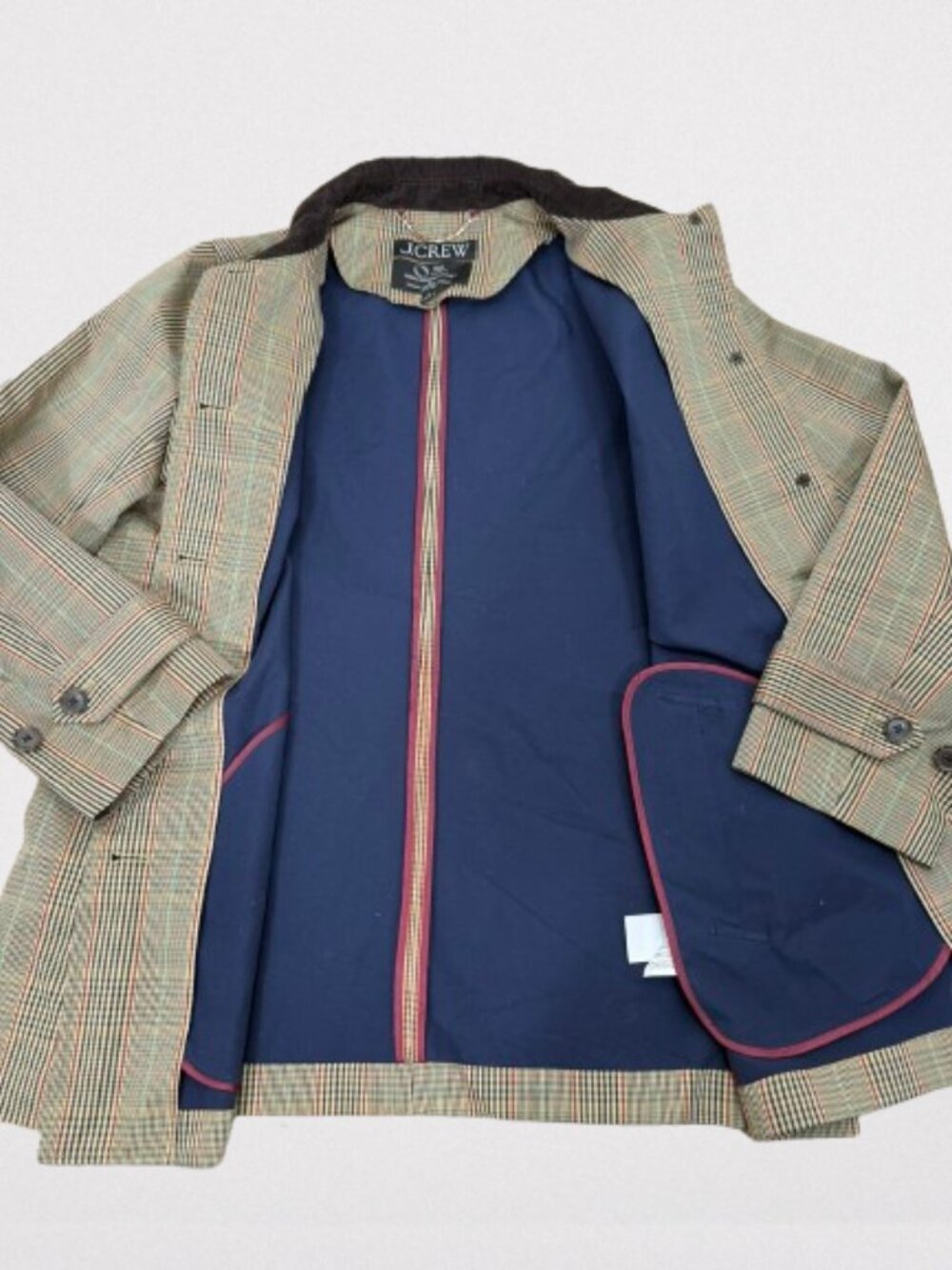 J. Crew NWOT Barn Jacket in Plaid Double Faced Cotton Size M - Picture 9 of 15